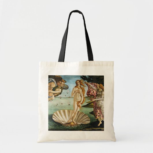 BOTTICELLI - De geboorte van Venus 1483 Tote Bag (Voorkant)