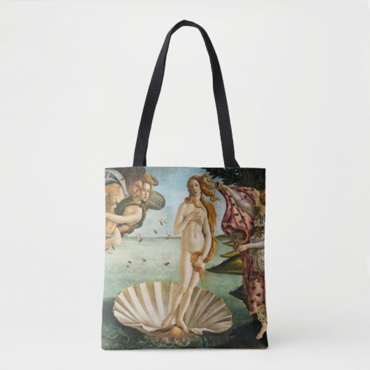BOTTICELLI - De geboorte van Venus 1483 Tote Bag (Voorkant)