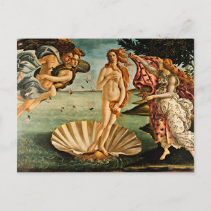 Botticelli - de geboorte van Venus Briefkaart