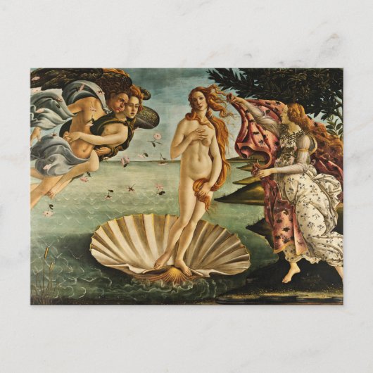 Botticelli - de geboorte van Venus Briefkaart (Voorkant)