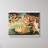 Botticelli - de geboorte van Venus Canvas Afdruk (Voorkant)