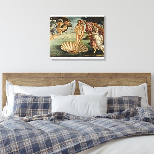 Botticelli - de geboorte van Venus Canvas Afdruk (Insitu (Slaapkamer))