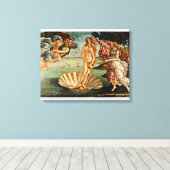 Botticelli - de geboorte van Venus Canvas Afdruk (Insitu (Houten vloer))