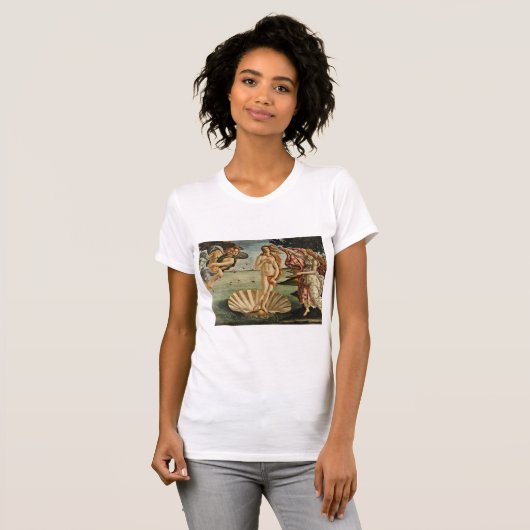 Botticelli - de geboorte van Venus T-shirt (Voorkant volledig)