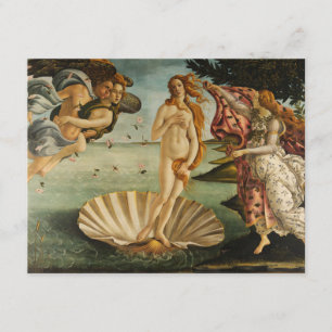 Botticelli De geboorte van Venus-uitnodigingen Kaart