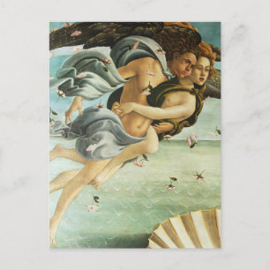 Botticelli "De Geboorte van Venus - Zephyr & Chlor Briefkaart