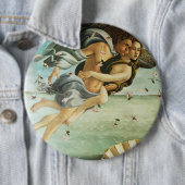 Botticelli "De geboorte van Venus - Zephyr & Chlor Ronde Button 6,0 Cm (In situ)