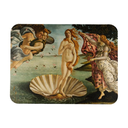 Botticelli De geboorte van Venusmagneet Magneet (Horizontaal)