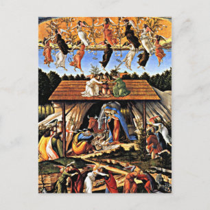 Botticelli - De mystieke geboorte Briefkaart