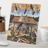 Botticelli - De mystieke geboorte Reclamebord Met Voetstuk (Insitu)
