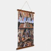 Botticelli: De mystieke nativiteit Hangend Wandkleed (Gebogen)