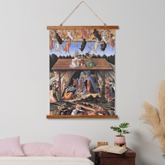 Botticelli: De mystieke nativiteit Hangend Wandkleed (Slaapkamer)