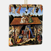 Botticelli - De mystieke Nativiteit Keramisch Ornament (Rechts)