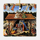 Botticelli - De mystieke Nativiteit Keramisch Ornament (Achterkant)