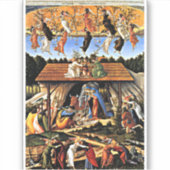Botticelli - De mystieke Nativiteit Sticker (Voorkant)