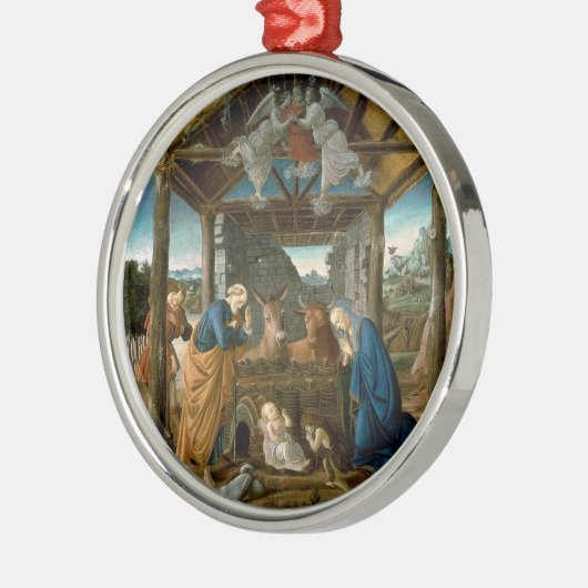 Botticelli - De nationaliteit, Metalen Ornament (Links)