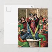 Botticelli - De nederdaling van de Heilige Geest Briefkaart (Voorkant / Achterkant)