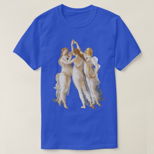 Botticelli Drie Graces T-shirt (Design voorkant)