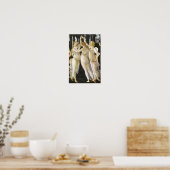 Botticelli drie kernen renaissance Fine Art Poster (Keuken)