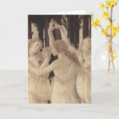 Botticelli Drie vereert Wenskaart Kaart (Gele Bloem)