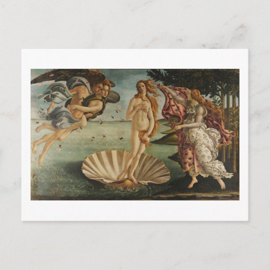 Botticelli, geboorte van Venus Briefkaart (Voorkant)