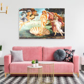Botticelli Geboorte van Venus Hersteld Herkleurd Canvas Afdruk (Insitu (Woonkamer))