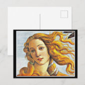 Botticelli, geboorte van Venus Painting Post Card Briefkaart (Voorkant / Achterkant)