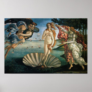 Botticelli Geboorte van Venus Poster
