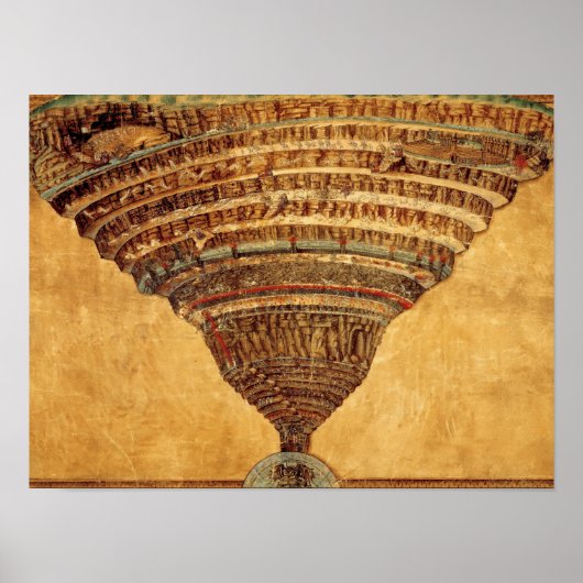 Botticelli "Inferno" Poster (Voorkant)