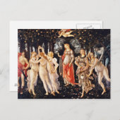 Botticelli - La Primavera Spring Briefkaart (Voorkant / Achterkant)