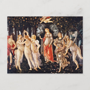 Botticelli - La Primavera Spring Briefkaart