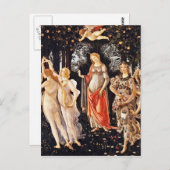 Botticelli - La Primavera Spring Briefkaart (Voorkant / Achterkant)