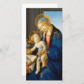 Botticelli - Maagd en kind Feestdagenkaart (Voorkant / Achterkant)