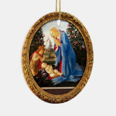 Botticelli Madonna Adoring Child met John Baptist Keramisch Ornament (Rechts)