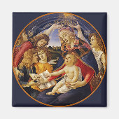 Botticelli Madonna en child Magnet (Voorkant)