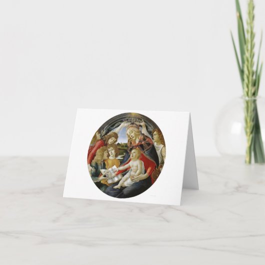 Botticelli Madonna en Jesus Magnificat Kaart (Voorkant)