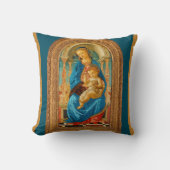Botticelli Madonna en kind gooien kussen (Voorkant)