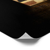 Botticelli Madonna en kind op de troon Poster (Hoek)