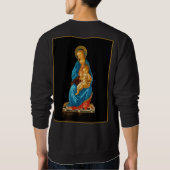 Botticelli Madonna en kind op de troon Trui (Achterkant)