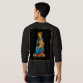 Botticelli Madonna en kind op de troon Trui (Achterkant volledig)