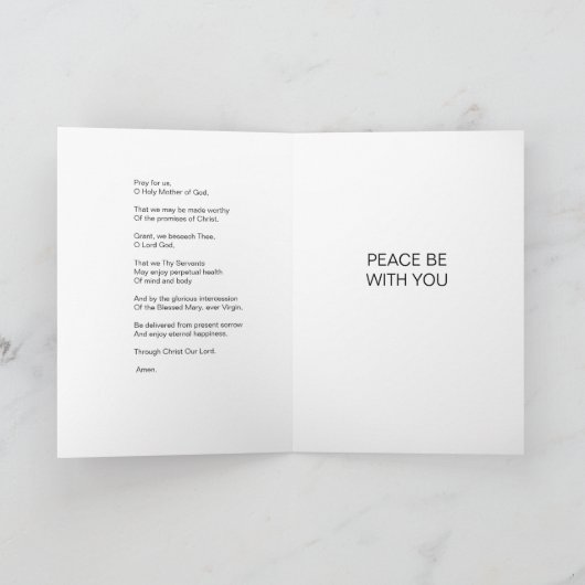 Botticelli Madonna en kind op troon Kaart (Binnen)