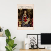 Botticelli Madonna met heiligen Bardi-altaarstuk Poster (Thuiskantoor)