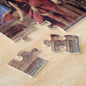 Botticelli - Madonna troon van engelen en heiligen Legpuzzel (Zijkant)