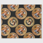 BOTTICELLI MADONNA VAN GRANAATAPPEL EN MAGNIFICAT CADEAUPAPIER (Vlak)