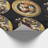 BOTTICELLI MADONNA VAN GRANAATAPPEL EN MAGNIFICAT CADEAUPAPIER (Hoek)
