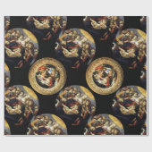 BOTTICELLI MADONNA VAN GRANAATAPPEL EN MAGNIFICAT CADEAUPAPIER (Vlak)