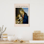 Botticelli Madonna van het Boek Kunstprint Maagd Poster (Keuken)