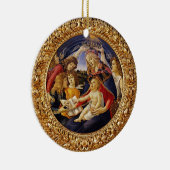 Botticelli Madonna van Magnificat Child en Angels Keramisch Ornament (Rechts)