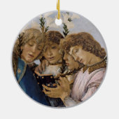Botticelli Maria Jezus en de zingende engelen Keramisch Ornament (Achterkant)
