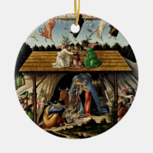 Botticelli Mystical Natitivity Keramisch Ornament